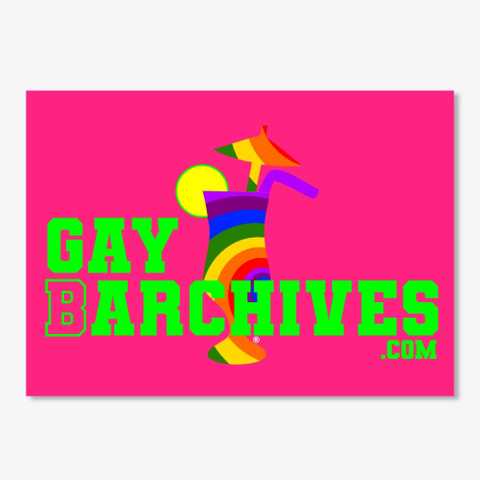 Gay Barchives Hot Pink T-Shirt Front