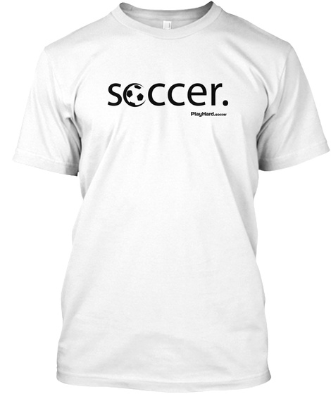 S Occer. White T-Shirt Front