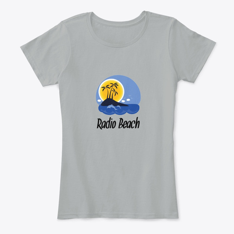 Radio Beach Bahamas Grey T-Shirt Front